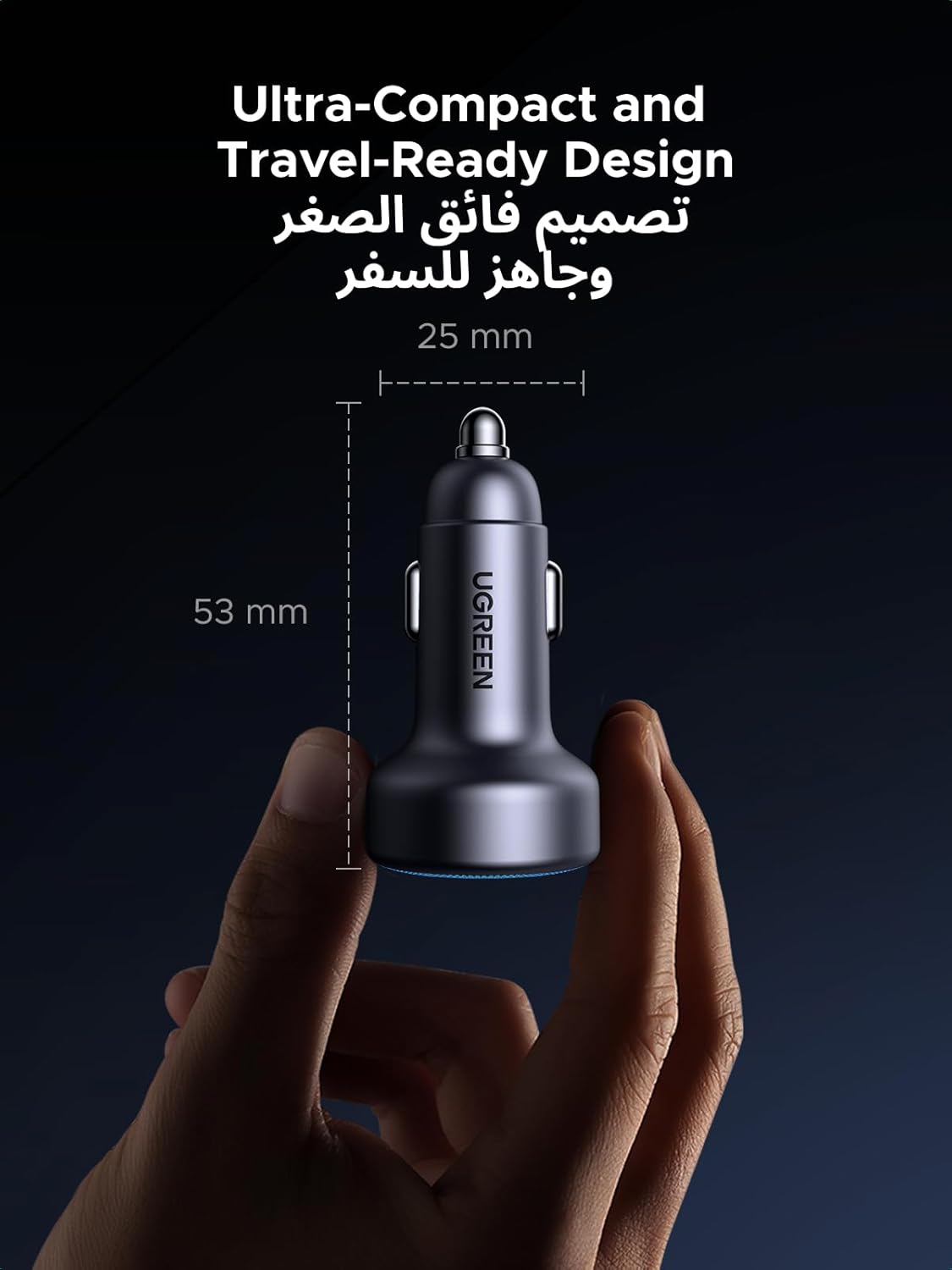 130W Macbook Car Charger Fast Charging, 3-Port USB Car Charger Type-C, Super Fast Mobile Phone Adapter, Compatible for Macbook Air/Pro, Samsung S25/S24/S23, iPhone 17/16/15/14 Series